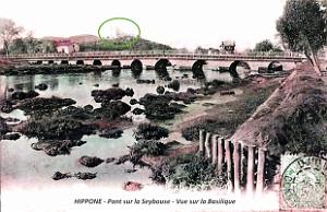 Bone - Hippone - Pont sur la Seybouse - Vue sur la Basilique